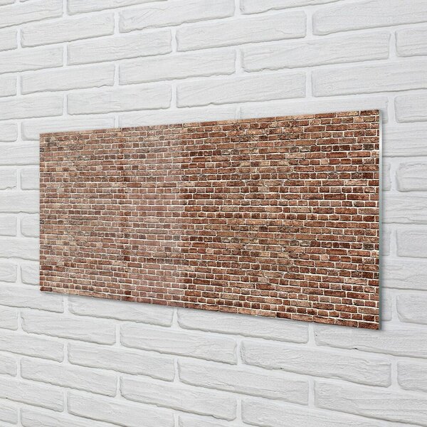 Tablouri pe sticlă Brick perete perete