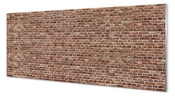 Tablouri pe sticlă Brick perete perete