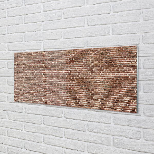 Tablouri pe sticlă Brick perete perete