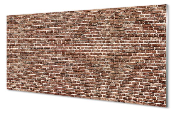Tablouri pe sticlă Brick perete perete