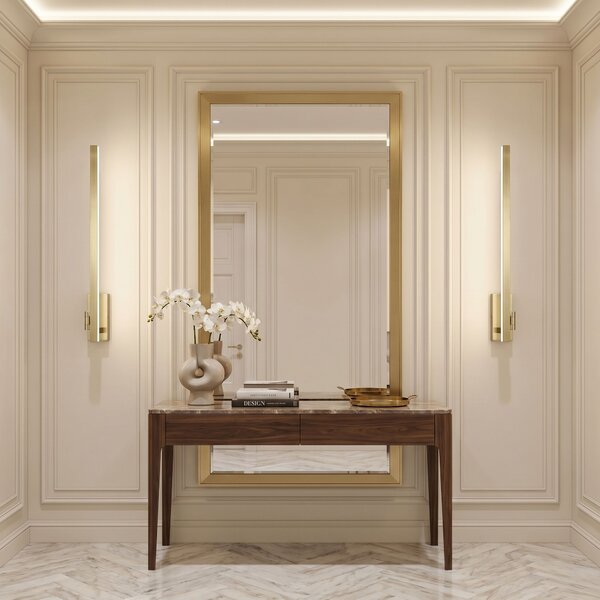 Aplică LED pentru baie SWE033-1W 80cm BRUSH GOLD