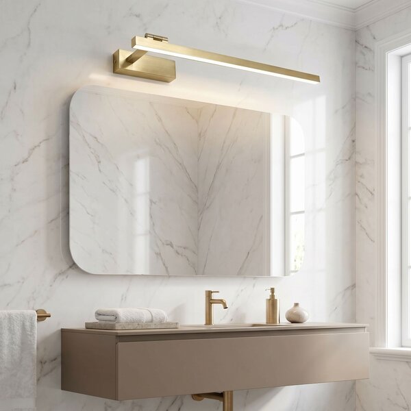 Aplică LED pentru baie SWE032-1W 60cm BRUSH GOLD