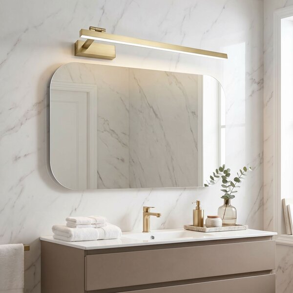 Aplică LED pentru baie SWE033-1W 80cm BRUSH GOLD