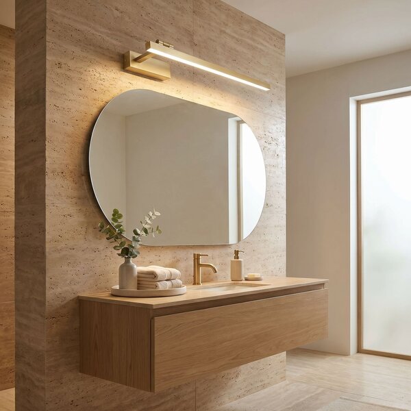 Aplică LED pentru baie SWE032-1W 60cm BRUSH GOLD
