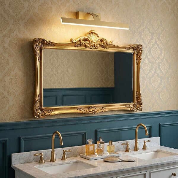 Aplică LED pentru baie SWE007-1W 43cm BRUSH GOLD