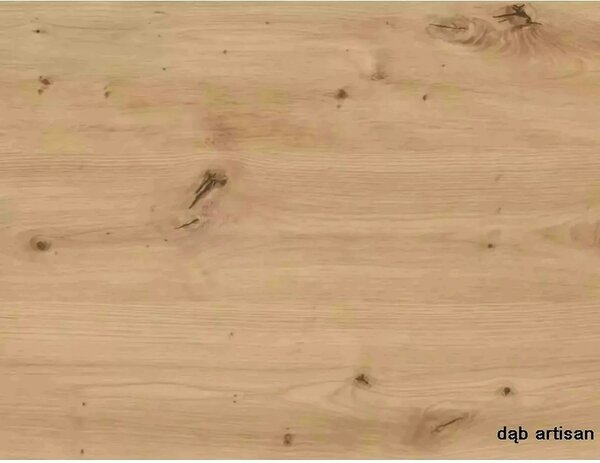 Masa extensibila pentru sufragerie GASTON, stejar/negru, 100/135x100x7