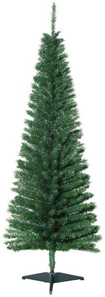 Brad de Craciun de 150cm Pin Artificial cu Ramuri 294 Baza Pliabila Detasabila, decoratiune de Craciun HOMCOM | Aosom RO