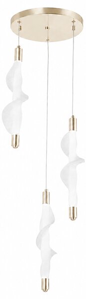 Lampa LED G009-3CPR WHITE/GOLD