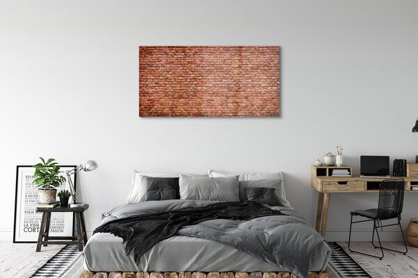 Tablouri pe sticlă Brick perete perete