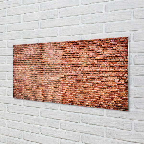 Tablouri pe sticlă Brick perete perete