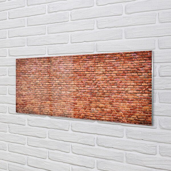 Tablouri pe sticlă Brick perete perete