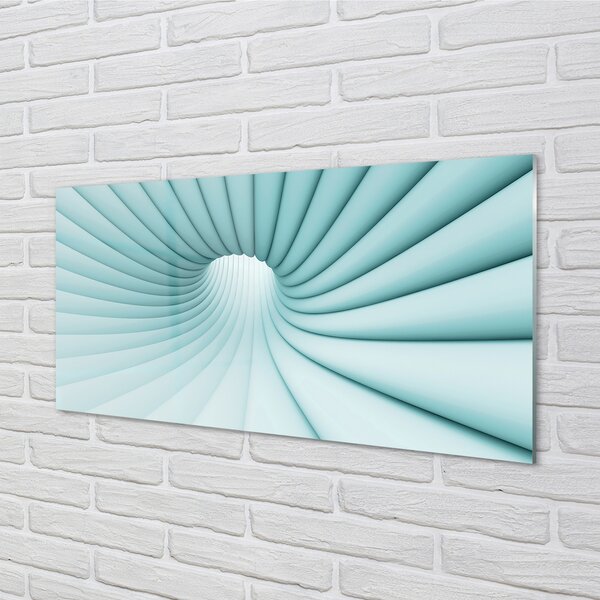 Panouri de sticlă tunel geometric