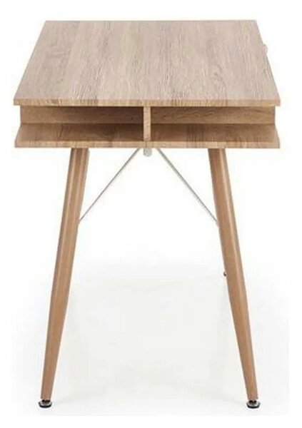 Birou B34, stejar sonoma/alb, 120x60x75 cm