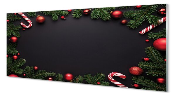 Tablouri pe sticlă Nuiele baubles acadele