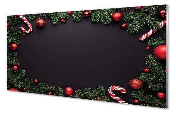 Tablouri pe sticlă Nuiele baubles acadele