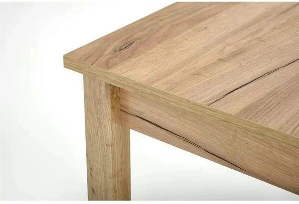 Masa extensibila GINO, stejar, PAL furniruit, 100/135x60x75 cm
