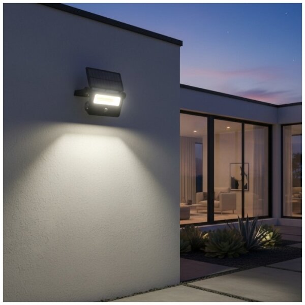 Proiector solar LED cu senzor NCS G2 LED/20W/3,7V 3000/4000/6500K IP54 2600 mAh