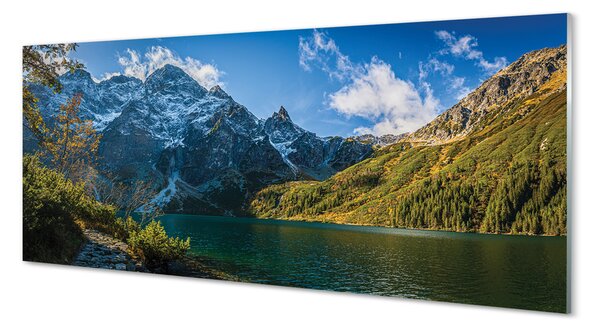 Panouri de sticlă lac de munte