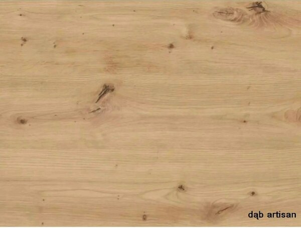 Masa rotunda 100 GALAXY, stejar artisan/negru, PAL laminat/metal