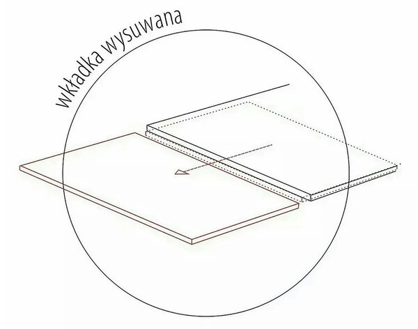 Masa extensibila WESTIN, negru, sticla/metal, 160-240x90x77 cm