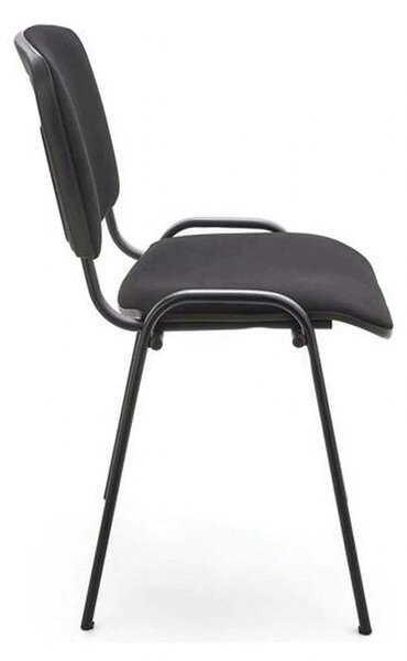 Scaun ISO, negru, stofa, 53x55x82 cm
