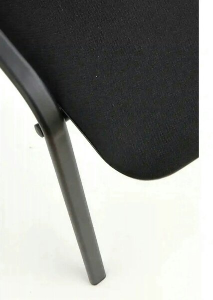 Scaun ISO, negru, stofa, 53x55x82 cm
