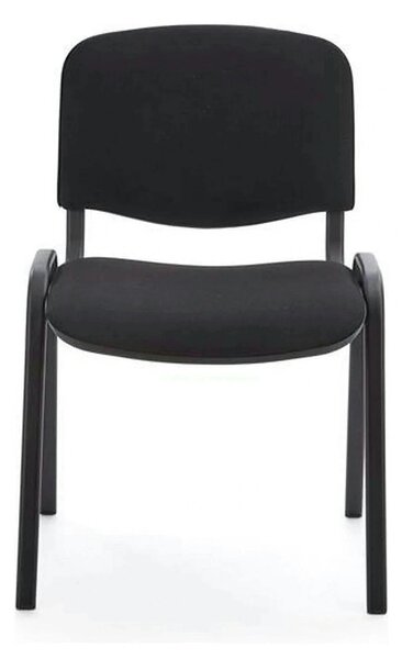 Scaun ISO, negru, stofa, 53x55x82 cm