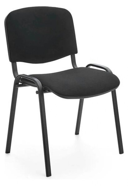 Scaun ISO, negru, stofa, 53x55x82 cm