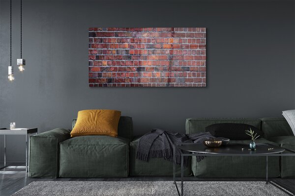 Tablouri pe sticlă Brick perete perete