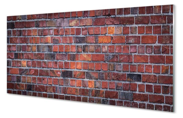 Tablouri pe sticlă Brick perete perete