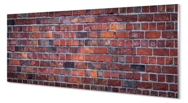 Tablouri pe sticlă Brick perete perete