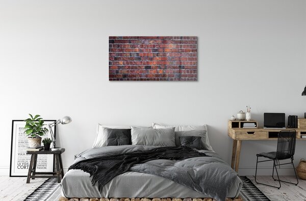 Tablouri pe sticlă Brick perete perete