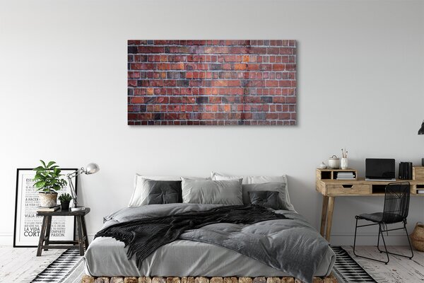 Tablouri pe sticlă Brick perete perete