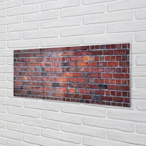 Tablouri pe sticlă Brick perete perete
