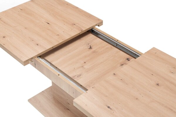 Masuta cafea Monaco, PAL/ABS , stejar sonoma, mecanism de ridicare, 120/160x67x59/76 cm