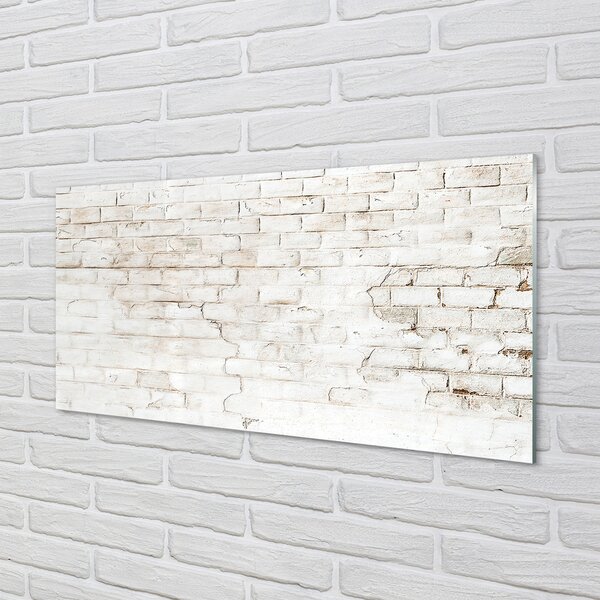 Tablouri pe sticlă Brick perete perete