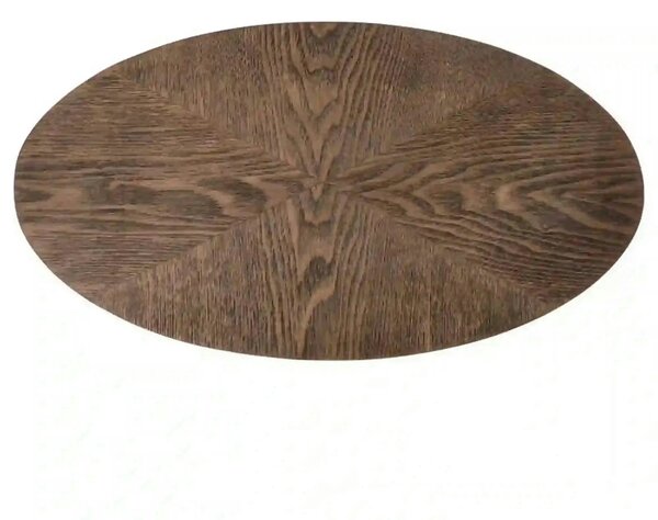 Masuta cafea DELPHI, nuc/negru, 48x26x58 cm