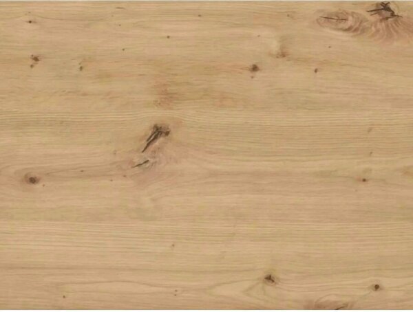 Masa extensibila PRESTO, stejar artisan/negru, PAL laminat, 140/218x80
