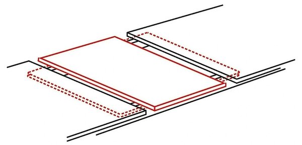 Masa extensibila PRESTO, stejar artisan/negru, PAL laminat, 140/218x80