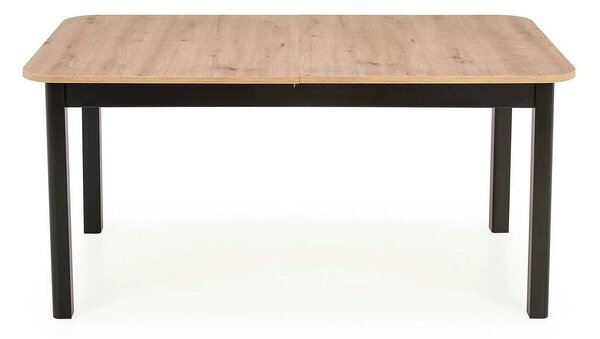 Masa extensibila FLORIAN, stejar artisan/negru, PAL furniruit, 160/228