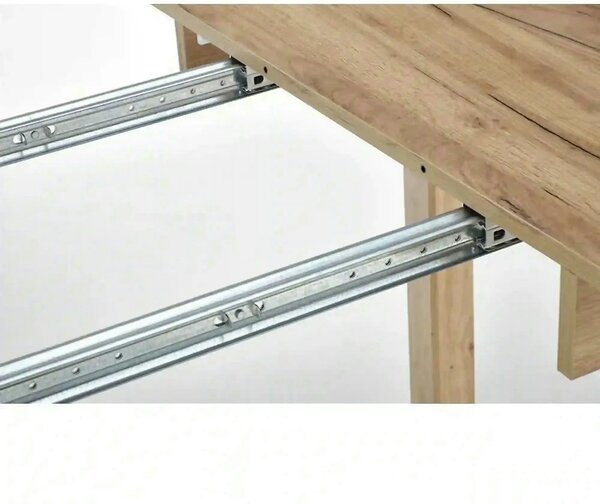 Masa extensibila RINGO, stejar craft, PAL furniruit, 102/142x102x76 cm