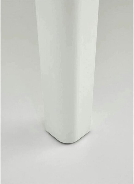 Masa bucatarie rotunda RINGO, stejar/alb, PAL furniruit, 102/142x102x7