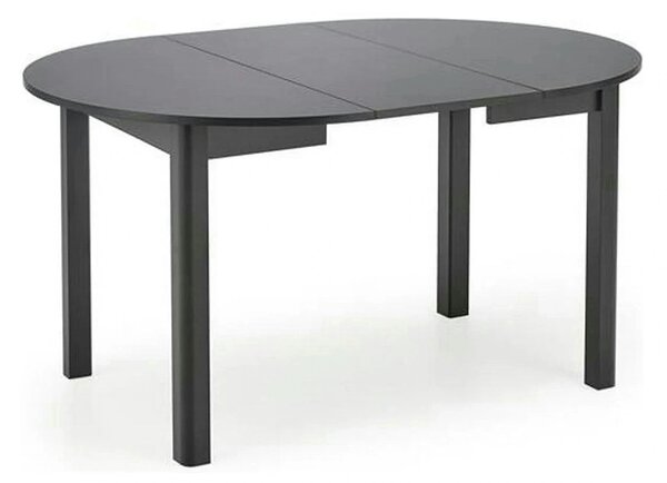 Masa extensibila RINGO, negru, PAL furniruit, 102/142x102x76 cm