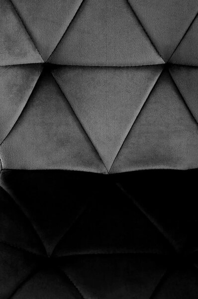 Scaun bucatarie material textil K453, negru, 48x53x86 cm