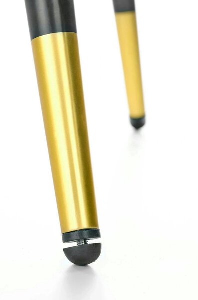 Scaun bar H106, verde/negru, stofa catifelata/otel, 58x58x96 cm