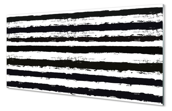 Tablouri pe sticlă dungi neregulate de o zebră