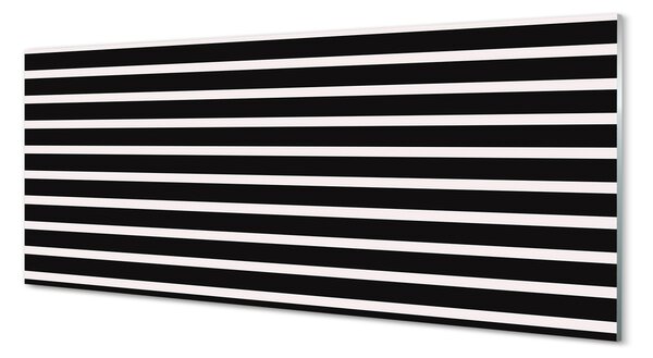 Tablouri pe sticlă dungi negre regulate
