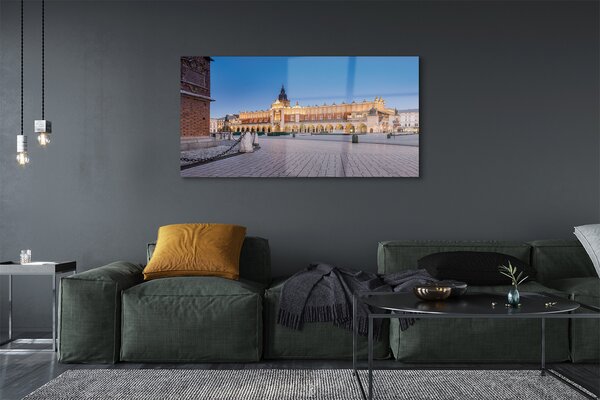 Tablouri pe sticlă Sala de Cracovia Sunset