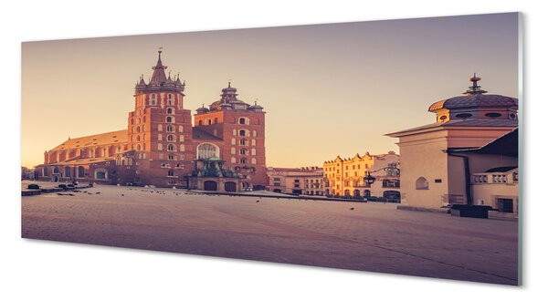 Panouri de sticlă răsărit de soare Cracovia Biserica