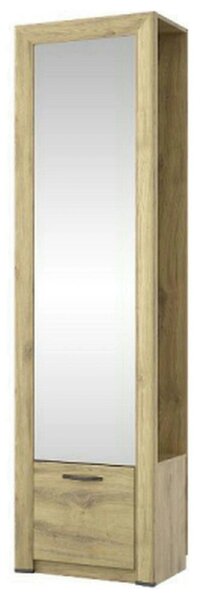 Dulap hol SAPORI, stejar navarra, PAL laminat, 60x36x217 cm